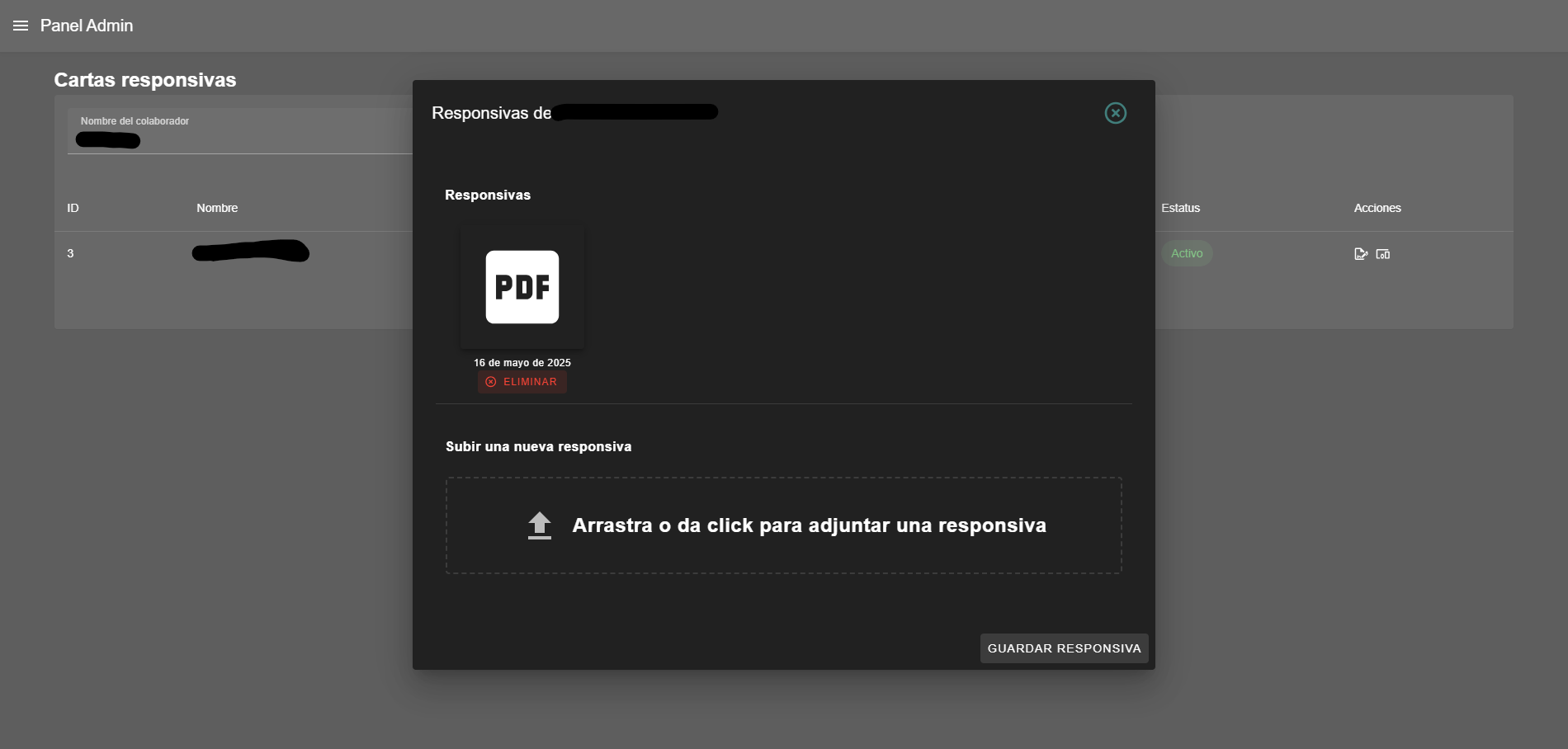 Administration Panel