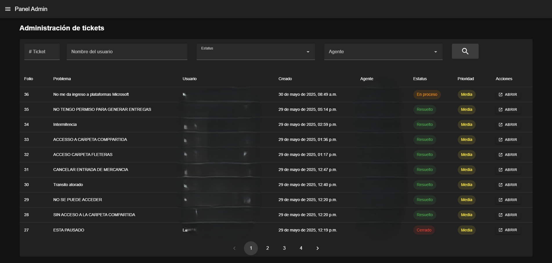Administration Panel
